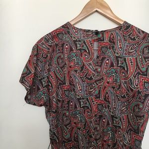 Paisley A-Line Dress